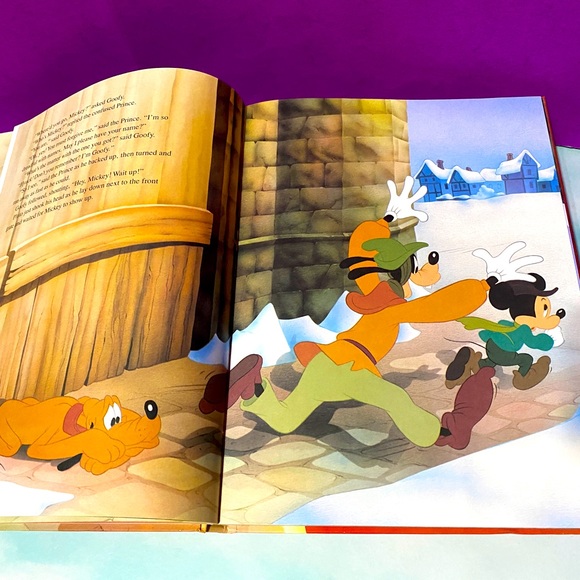 WALT DISNEY’S THE PRINCE AND THE PAUPER VTG 1990 HARDCOVER BOOK 96p GALLERY BOOK - Picture 7 of 16